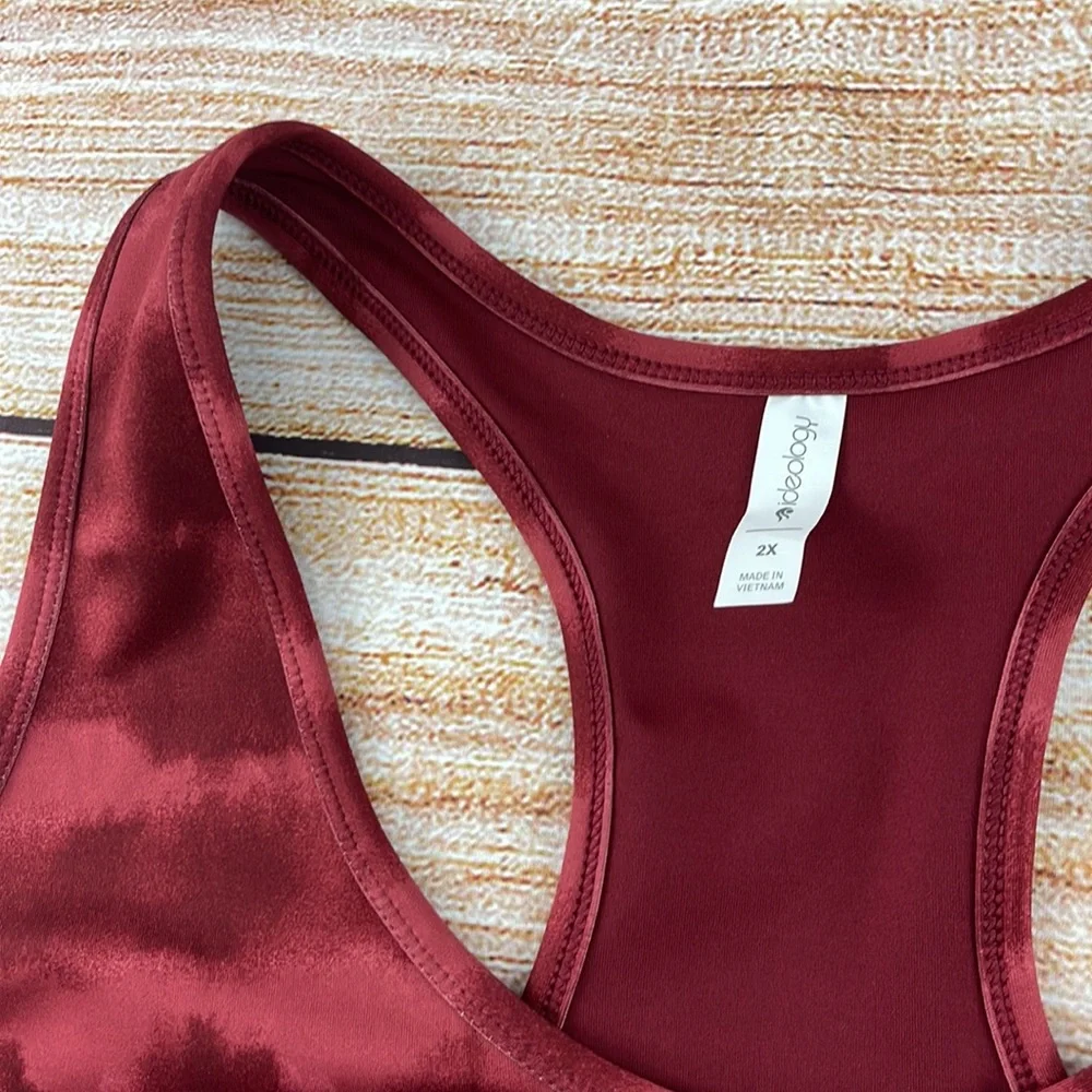 Ideology Plus Size Tie Dye Sports Bra - Picture 4 of 9